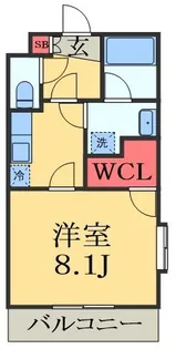 ペリキート【3階】の間取り