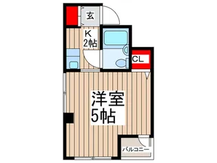 サンライズ鳥海【3階】の間取り
