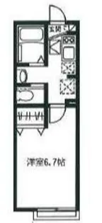昌栄マンション参番館【1階】の間取り