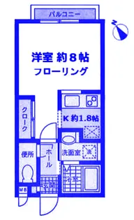 ブルーハイムII【2階】の間取り