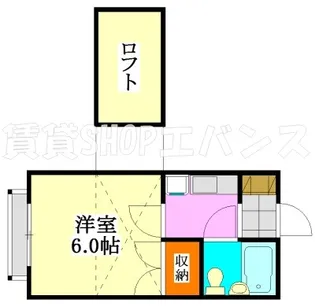 ビューシティ薬園台【2階】の間取り