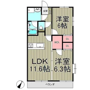 Precious Stage【1階】の間取り