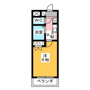 サンパティ犬山【3階】の間取り