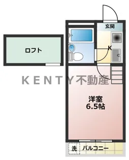 みずはらハイツ【1階】の間取り