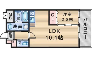 ブリリアント尚【2階】の間取り