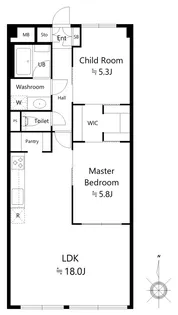 朝日上北沢プラザ【1階】の間取り