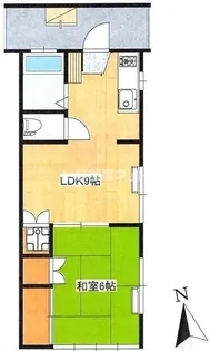 レジデンス桜木【1階】の間取り