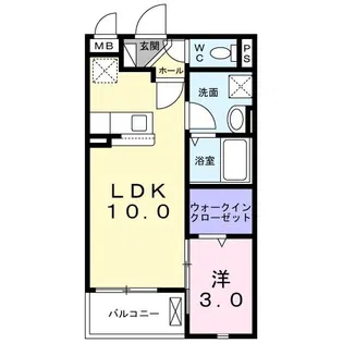 サンシャイン・パインオーク【3階】の間取り