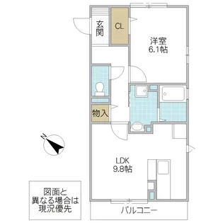 イーストファインヒルズ【3階】の間取り