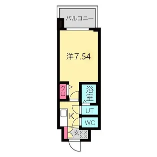 ロイス茨木奈良町【4階】の間取り