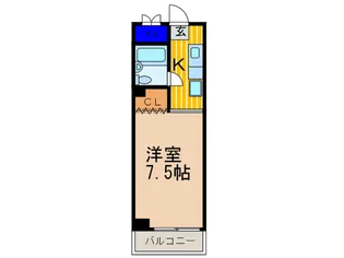 ルミナス野瀬【3階】の間取り