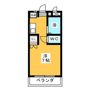 メゾンパストラル【2階】の間取り