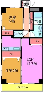 ジュピテール【2階】の間取り