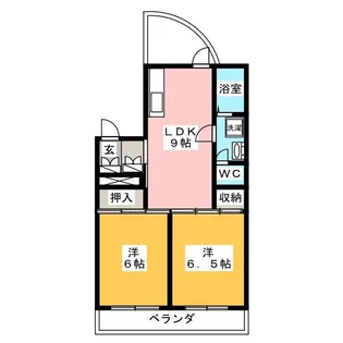 メゾン・ド・中弥II【3階】の間取り