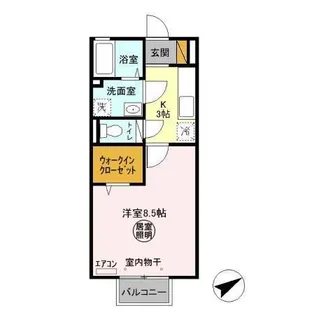 リヴァージュTaKaRa【2階】の間取り