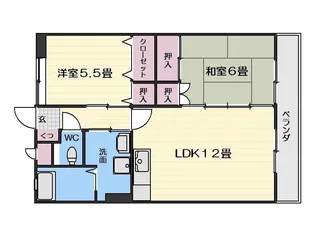 グリーンコート吉元参番館【3階】の間取り