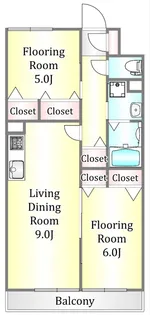 シャルム経堂【3階】の間取り