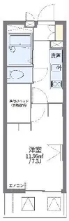 レオパレス中津川II【2階】の間取り