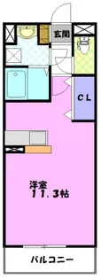 ルーナシティ【1階】の間取り