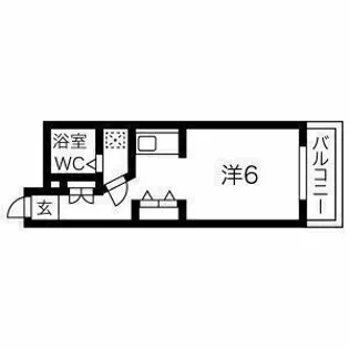 ハッピーコート栄町【7階】の間取り