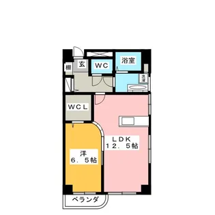 コーポワコー【4階】の間取り