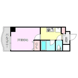 ノルデンハイム東三国2【6階】の間取り