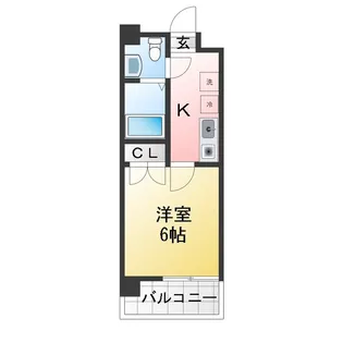 ドゥーエ川口【7階】の間取り