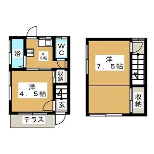 鈴木ハイツ【1階】の間取り