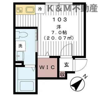 リヴェール柏【1階】の間取り