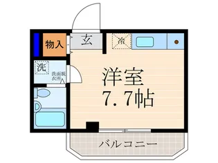 エクシブ林寺【3階】の間取り