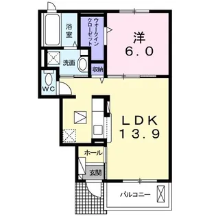 ドリーム58【1階】の間取り