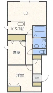 SJP The Class5【2階】の間取り
