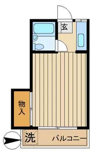 旭ハイツ【2階】の間取り