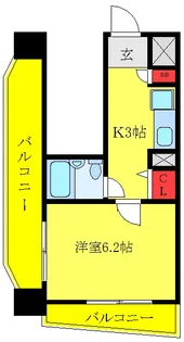 ライオンズマンション板橋区役所前第6【11階】の間取り