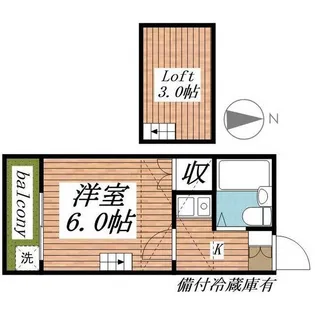 メゾンドネオ一ノ割【2階】の間取り