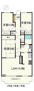 あかね台ガーデンヒルズイースト5【4階】の間取り
