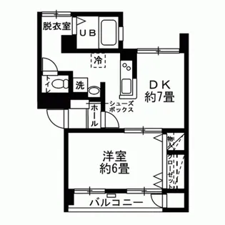 ウエスティン駒沢【2階】の間取り