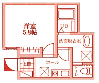 PALACE新横浜【1階】の間取り