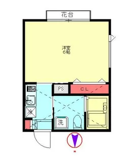マ・ピエス西生田4【2階】の間取り
