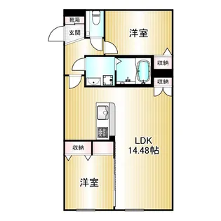 SOLASIA residence世田谷代田【1階】の間取り