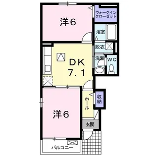 プリムロ-ズ【1階】の間取り