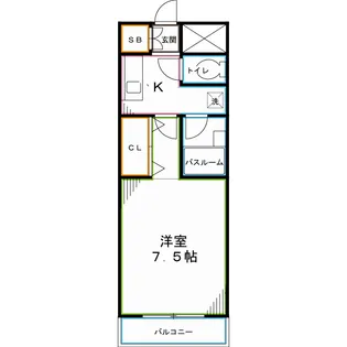 ステージ国立【2階】の間取り