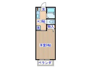 トゥインクルコート大手町【1階】の間取り