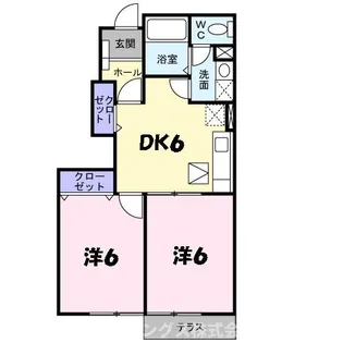 メゾン フォレストA棟【1階】の間取り
