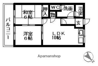 ハイツタチバナ【2階】の間取り
