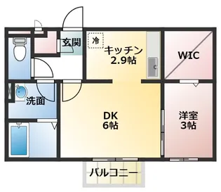 プレミールハイム【1階】の間取り