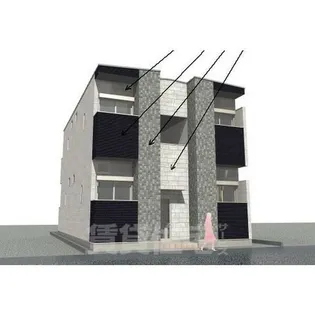 ハーモニーテラス長筬町2【2階】の外観