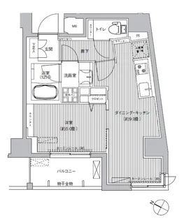 casa KEITO【9階】の間取り
