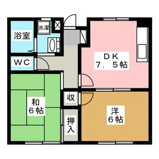 ラ・カーサ【2階】の間取り
