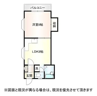 パークフロントB【3階】の間取り